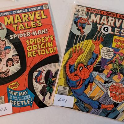 Collection Of Comic Books Marvel Tales Tick Spider-man
