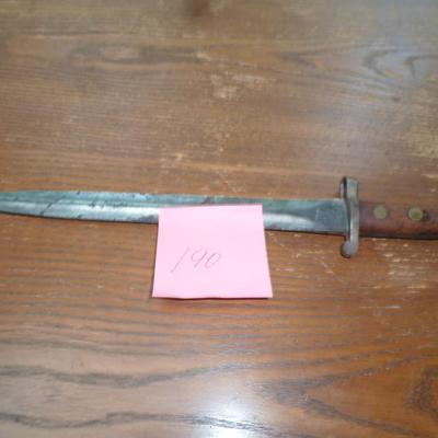 Enfield 1888 Bayonet- Blade not Sharpened
