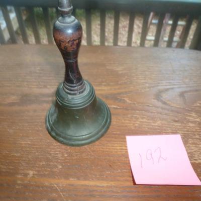 Victorian Brass School Bell