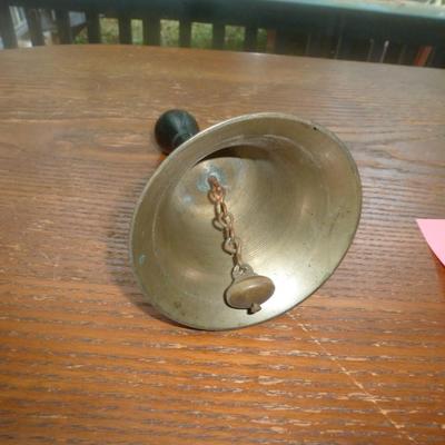 Victorian Brass School Bell