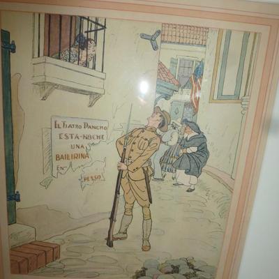 Bob Dean Spanish American War Print- 21" x 25"