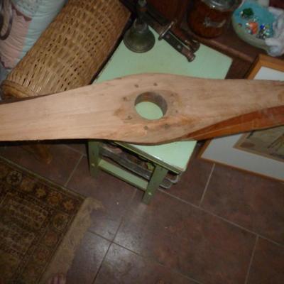 Tipped Wooden Plane Prop