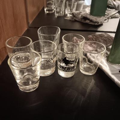 STANLEY FLASK, SHOT GLASSES, MIKASA GLASS STOPPER AND MORE