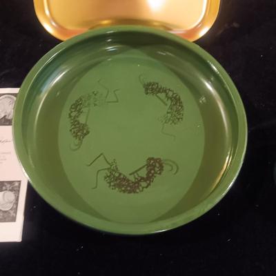 COLORADO EARTHWARE CLAY CHIP AND DIP PLUS KENSINGTON SERVING TRAY