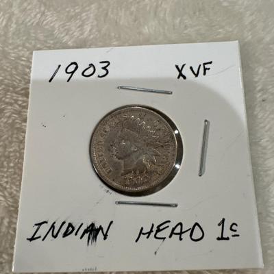 1903 INDIAN HEAD 1C XVF