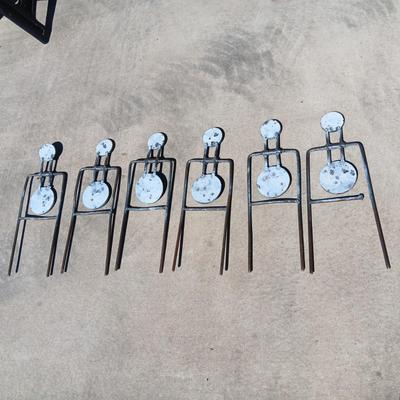 GROUND MOUNT STEEL DOUBLE SPINNER SHOOTING TARGETS