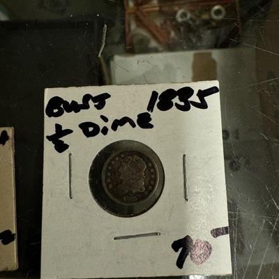 1835 BUST HALF DIME RARE