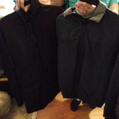 2 black jackets