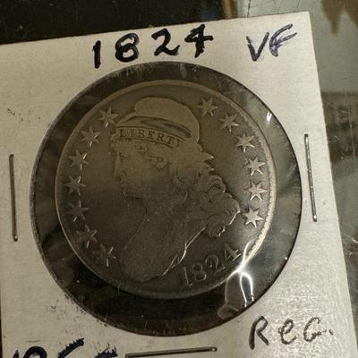 1924 Bust VF silver