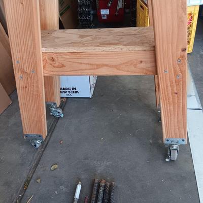 8" DRILL PRESS ON STAND WITH LOCKING WHEELS