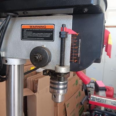 8" DRILL PRESS ON STAND WITH LOCKING WHEELS