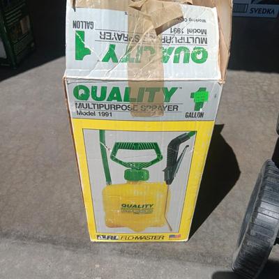 SCOTT'S SPREADER AND QUALITY 1 SPRAYER