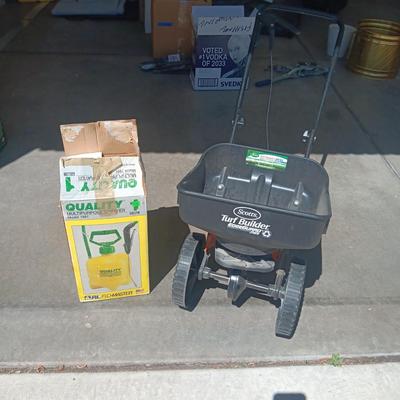 SCOTT'S SPREADER AND QUALITY 1 SPRAYER