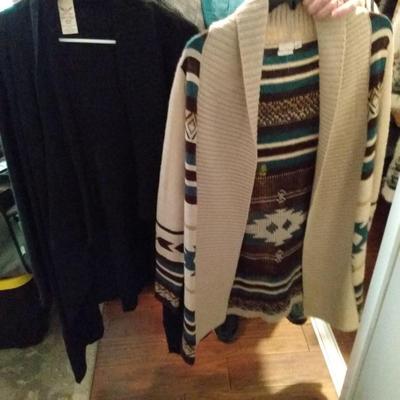 2 over throw sweaters