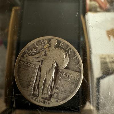 1929 STANDING LIBERTY QUARYERBSILVER VF