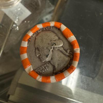 Pre 1965 roll silver quarters