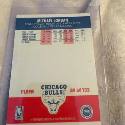 1987-88 Fleer Michael Jordan 2nd year GOATBBULLS
