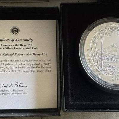 Lot of 15 5 ounce Silver U S coins