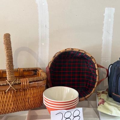 Basket lunchbox For bowls and basket