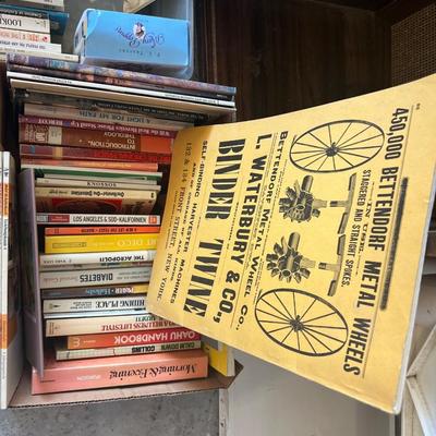 Two large boxes of books I.
