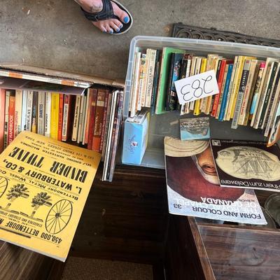 Two large boxes of books I.