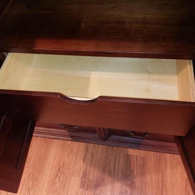 Dresser and mirror