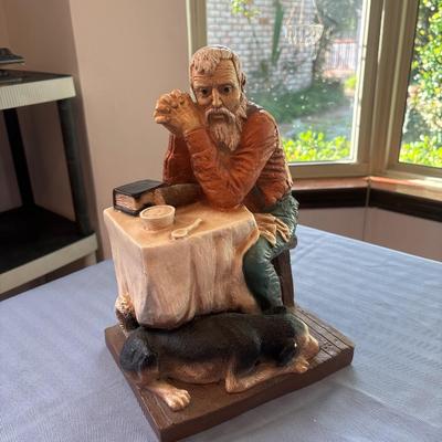 Pat Rankin sculpture. Praying man