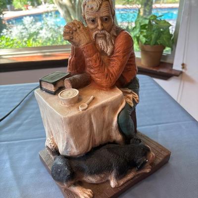 Pat Rankin sculpture. Praying man