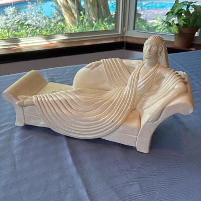 Alabaster Reclining Woman