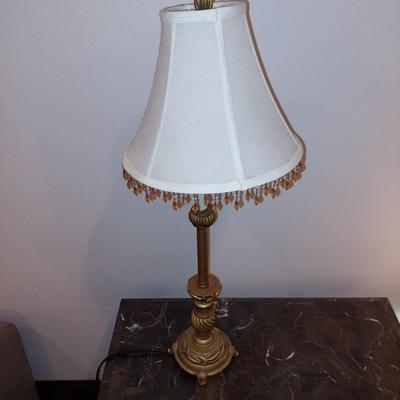 Table lamp gold patina