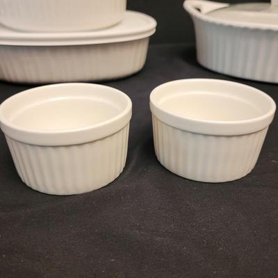Corningware “French White” Bakeware and More (K-CE)