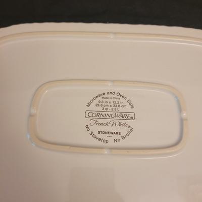 Corningware “French White” Bakeware and More (K-CE)