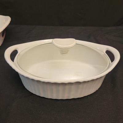 Corningware “French White” Bakeware and More (K-CE)