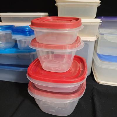 Large Assortment of Food Storage Containers (K-CE)