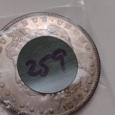 1880-S U. S. Mint Mogan Silver Dollar (#259)