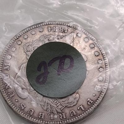 1884 U. S. Mint Mogan Silver Dollar (#270)