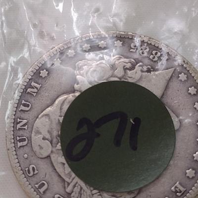 1885-S U. S. Mint Mogan Silver Dollar (#271)