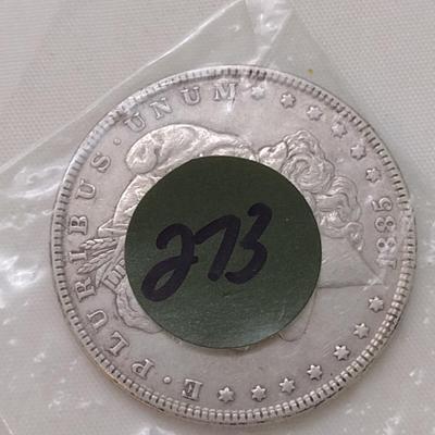 1885 U. S. Mint Mogan Silver Dollar (#273)