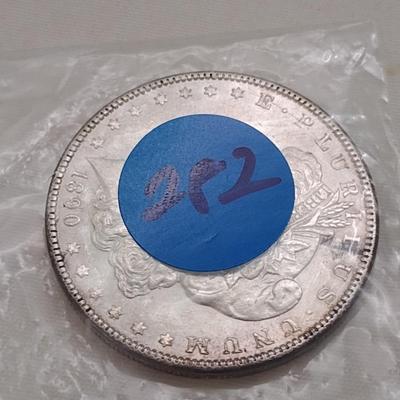 1890 U. S. Mint Mogan Silver Dollar (#282)