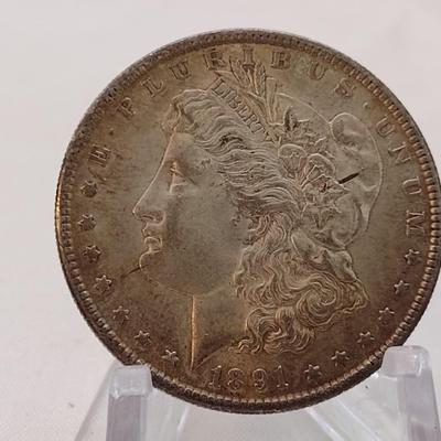 1891-S U. S. Mint Mogan Silver Dollar (#284)