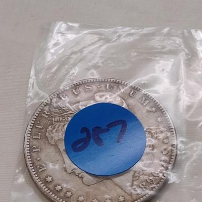 1896 U. S. Mint Mogan Silver Dollar (#287)