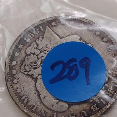 1897-O U. S. Mint Mogan Silver Dollar (#289)