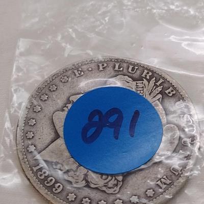 1899-S U. S. Mint Mogan Silver Dollar (#291)