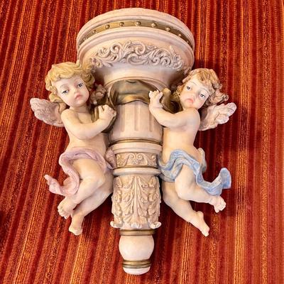 2 Corbel Angel wall scones