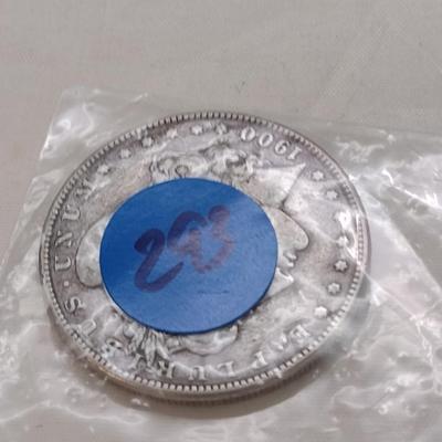 1900-O U. S. Mint Mogan Silver Dollar (#293)