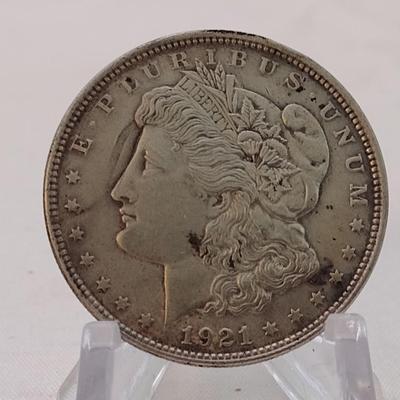 1921 U. S. Mint Mogan Silver Dollar (#298)