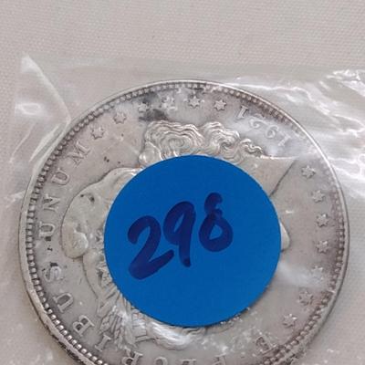 1921 U. S. Mint Mogan Silver Dollar (#298)
