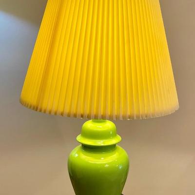 Vintage Lime green lamp