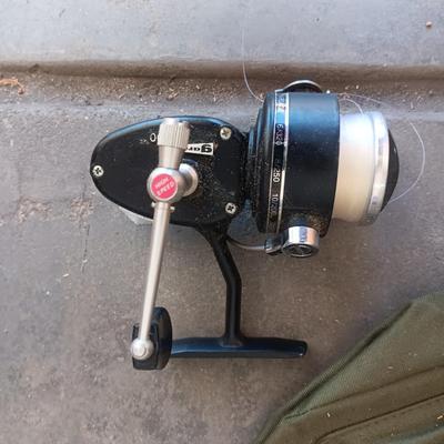 CANVAS CREEL, GARCIA 3000 REEL, SNAKE KIT AND FISHING LINE