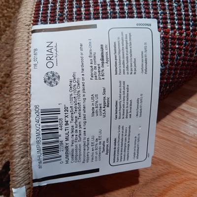 ORIAN GARDEN SPICE GRID AREA RUG